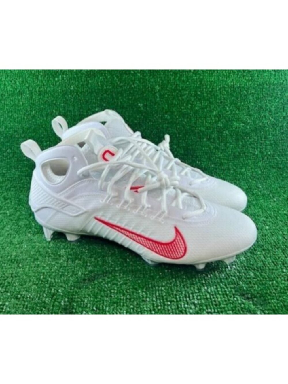 Nike Alpha Huarache 9 Elite PE “Ohio State Buckeye” Lacrosse FQ1137-103 Size 13
